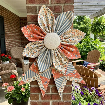 Wreath & Bow: Multi-Piece Sewing Template Set