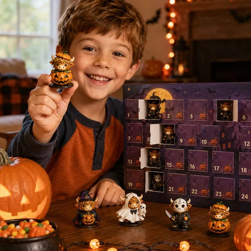 🐮Highland Cow Halloween Countdown Calendar 2026🎃✨