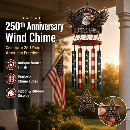 💥Flash Sale - Up To 49% Off ⏰ - 250 Years of FreedomTM Commemorate Wind Chime