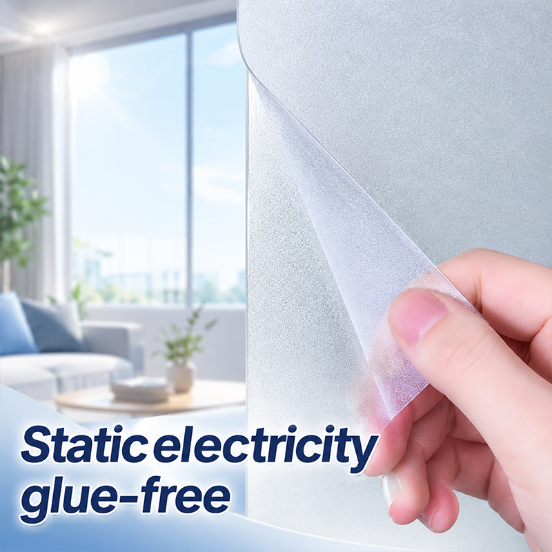 🪟✨Static Cling Window Privacy Film UV Blocking Mirror Tint