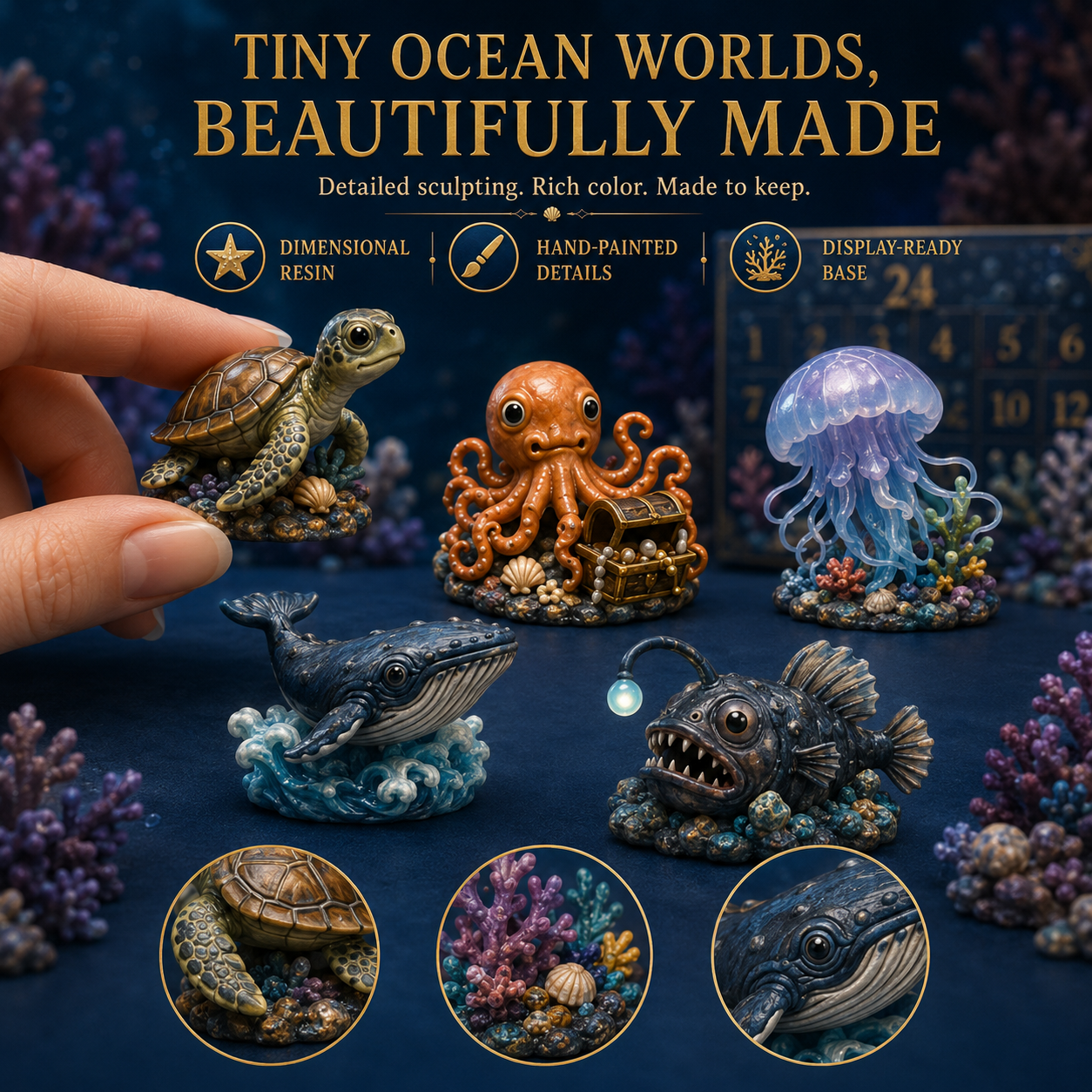 🌊 24 Days Under the Sea Ocean Discovery Countdown Calendar