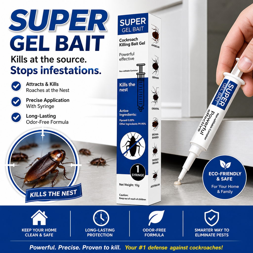 💥New Upgraded Formul💥Pest Small Cockroach Killer Gel