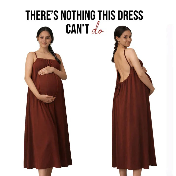 🔥Buy 3 Free shipping🎉🎉Women's Solid Color Backless Cami Dress