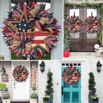 🌸Flash Sale-60% Off🔥Honor the Journey: The Hand-Crafted 250th Anniversary Tribute Wreath