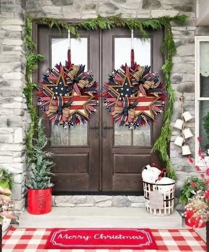 🌸Flash Sale-60% Off🔥Honor the Journey: The Hand-Crafted 250th Anniversary Tribute Wreath