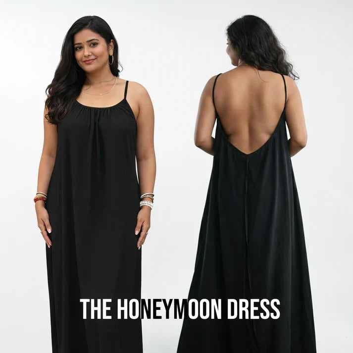 🔥Buy 3 Free shipping🎉🎉Women's Solid Color Backless Cami Dress