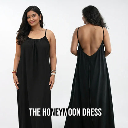 🔥Buy 3 Free shipping🎉🎉Women's Solid Color Backless Cami Dress