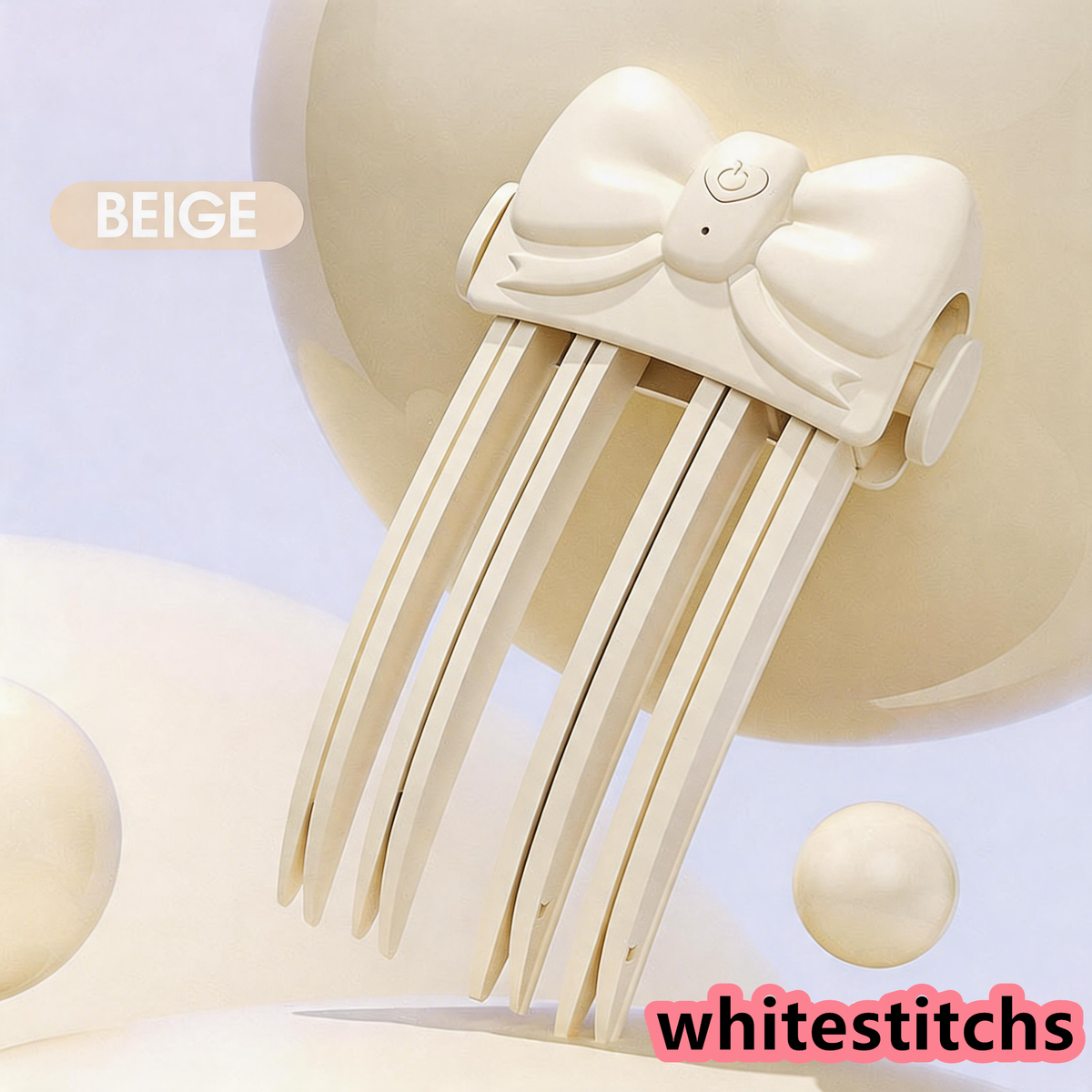Salon-style crown volume at home using a heated root lift clip