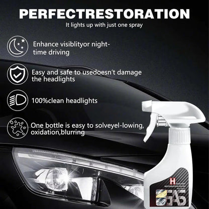 🔥👍 Limited Stock 70% OFF - 🚘✨ Restore Your Headlights with Ease—Advanced Renewal Spray