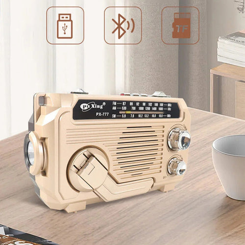 📢📢70% OFF !!!📻🔦 Emergency Hand-Crank Radio & Flashlight – Portable Multi-Function Backup for Home, Camping & Outdoors