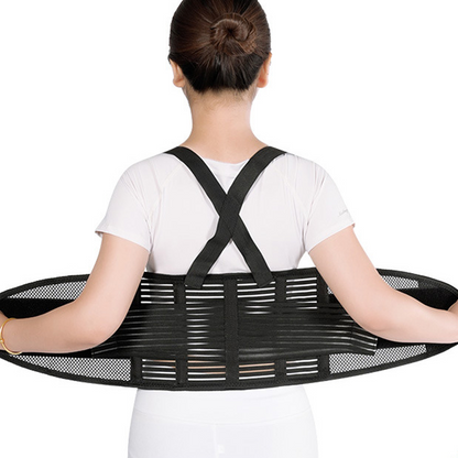 🧍✨ PostureLift™ Breathable Back & Waist Support – Everyday Posture Support with Tummy Shaping