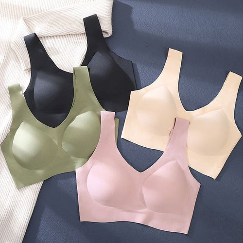 Seamless, Comfortable One-Piece Push-Up Bra