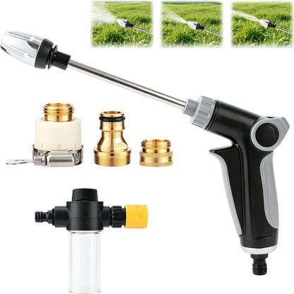 🏡✨Multi-Function High-Pressure Hose Nozzle Sprayer 🌊 | Heavy-Duty Water Gun with Adjustable Spray Patterns for Car Wash & Garden 💦