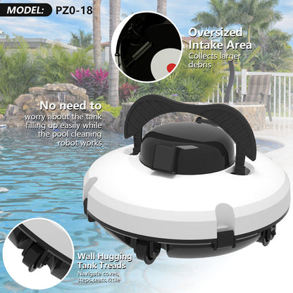 🤖 Hot Sale ＆ 50％ Off 🔥🤖💦 Cordless Robotic Pool Cleaner – One-Touch Cleaning for a Crystal-Clear Pool