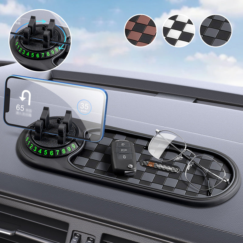 🚗📱 DashGrip™ 2-in-1 Anti-Slip Dashboard Organizer & Phone Holder – Keep Your Essentials Secure