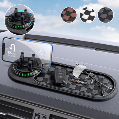 🚗📱 DashGrip™ 2-in-1 Anti-Slip Dashboard Organizer & Phone Holder – Keep Your Essentials Secure