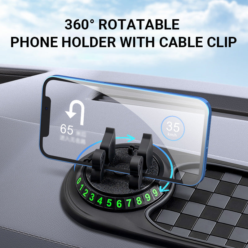🚗📱 DashGrip™ 2-in-1 Anti-Slip Dashboard Organizer & Phone Holder – Keep Your Essentials Secure