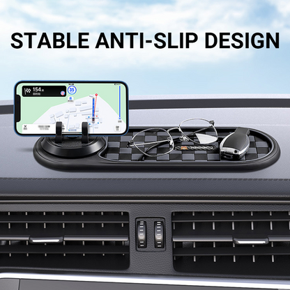 🚗📱 DashGrip™ 2-in-1 Anti-Slip Dashboard Organizer & Phone Holder – Keep Your Essentials Secure
