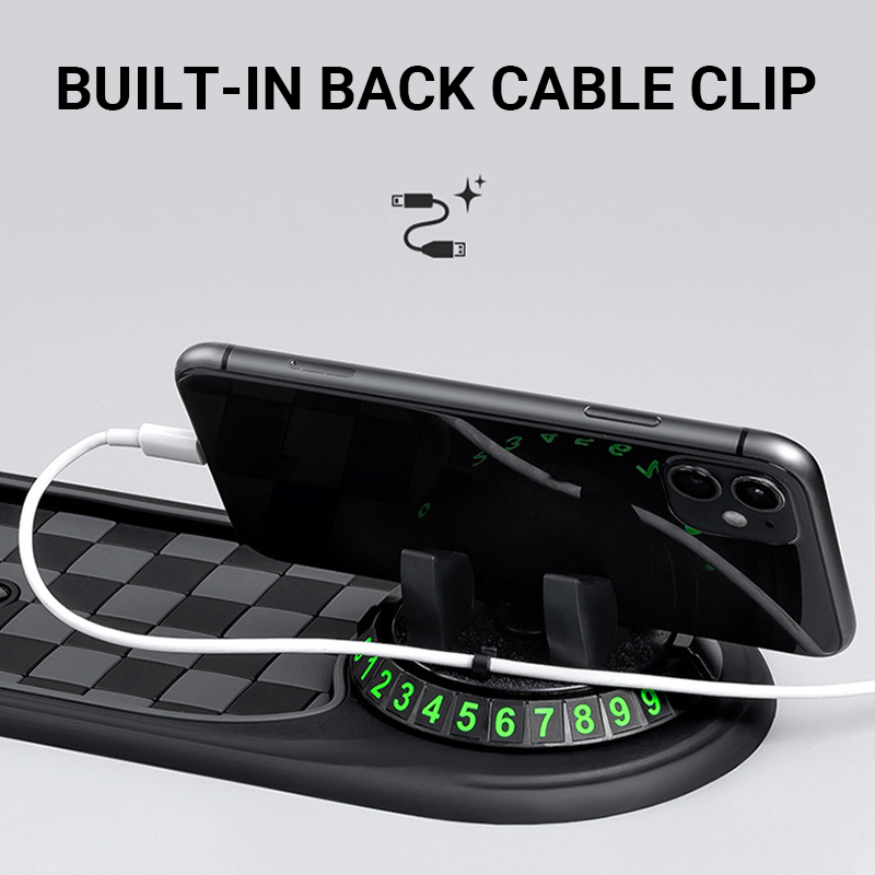 🚗📱 DashGrip™ 2-in-1 Anti-Slip Dashboard Organizer & Phone Holder – Keep Your Essentials Secure