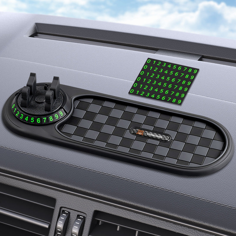 🚗📱 DashGrip™ 2-in-1 Anti-Slip Dashboard Organizer & Phone Holder – Keep Your Essentials Secure