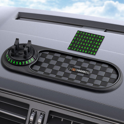 🚗📱 DashGrip™ 2-in-1 Anti-Slip Dashboard Organizer & Phone Holder – Keep Your Essentials Secure