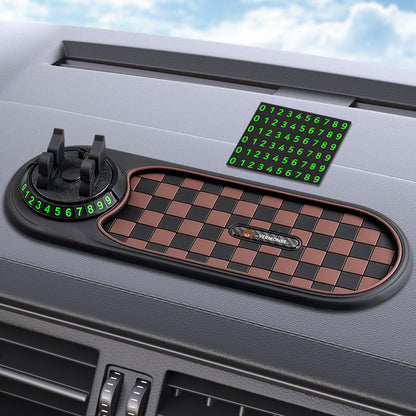 🚗📱 DashGrip™ 2-in-1 Anti-Slip Dashboard Organizer & Phone Holder – Keep Your Essentials Secure