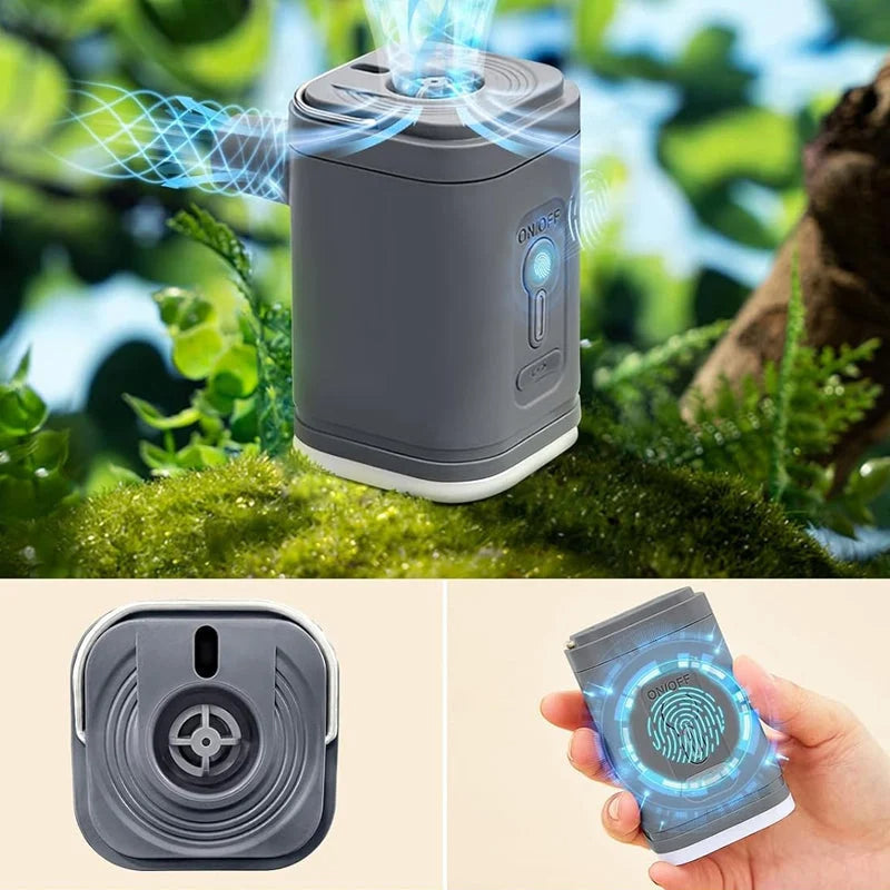 ⚡🔋 Portable Rechargeable Air Pump – LED Light, Fast Inflation, Compact – Cash on Delivery 🔋