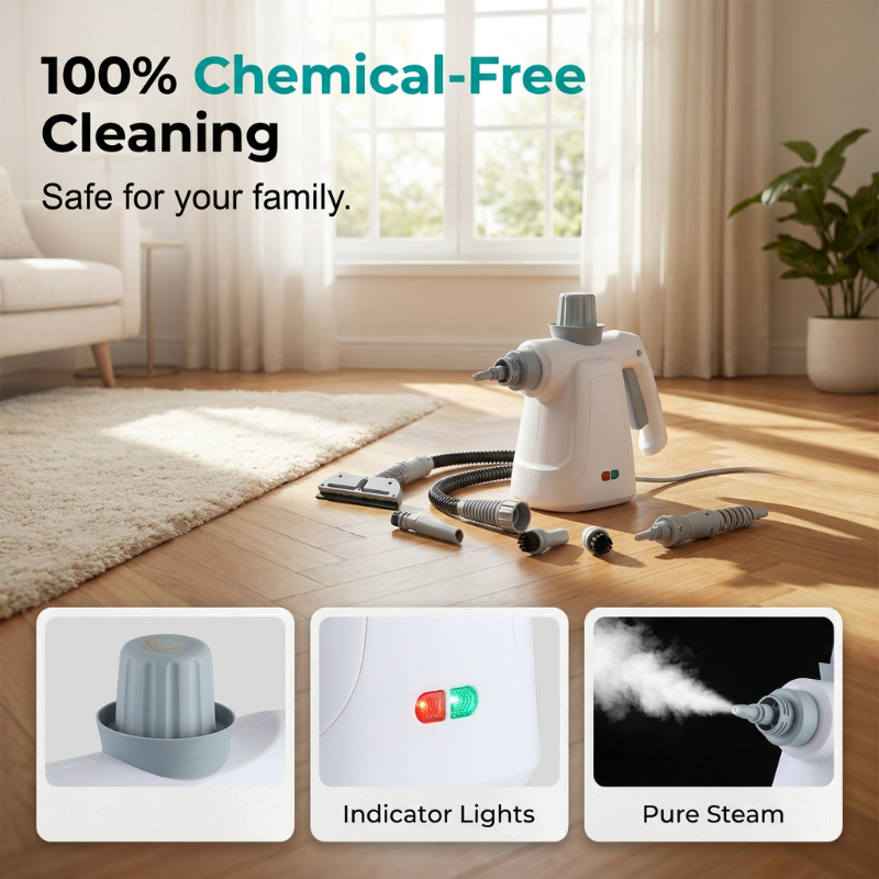 🔥💨 1000W High-Pressure Steam Cleaner – Deep Clean Your Entire Home Without Chemicals