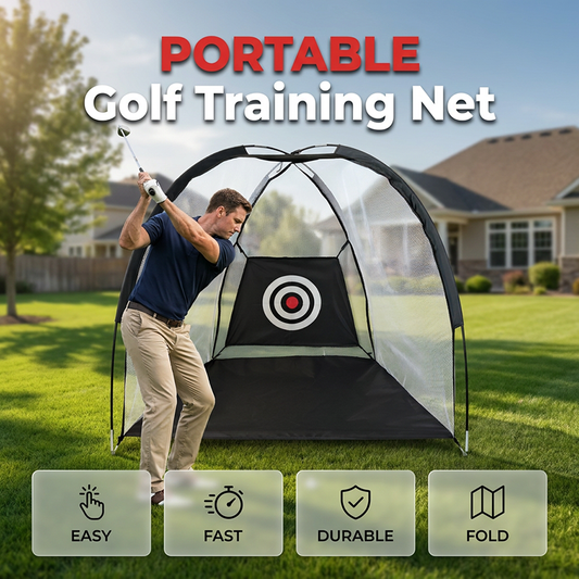 ⛳🎯 Golf Practice Net with Bullseye Target