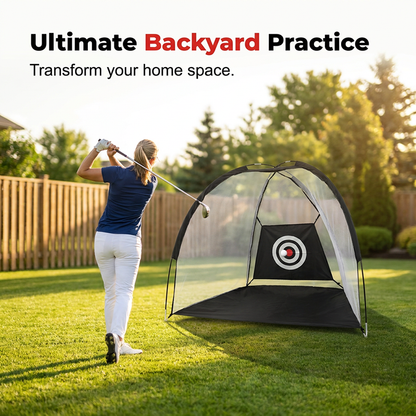 ⛳🎯 Golf Practice Net with Bullseye Target