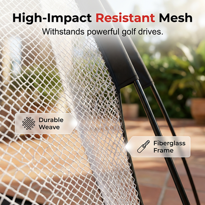 ⛳🎯 Golf Practice Net with Bullseye Target