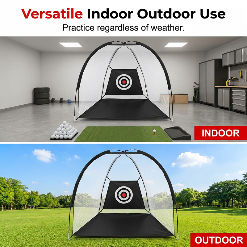 ⛳🎯 Golf Practice Net with Bullseye Target