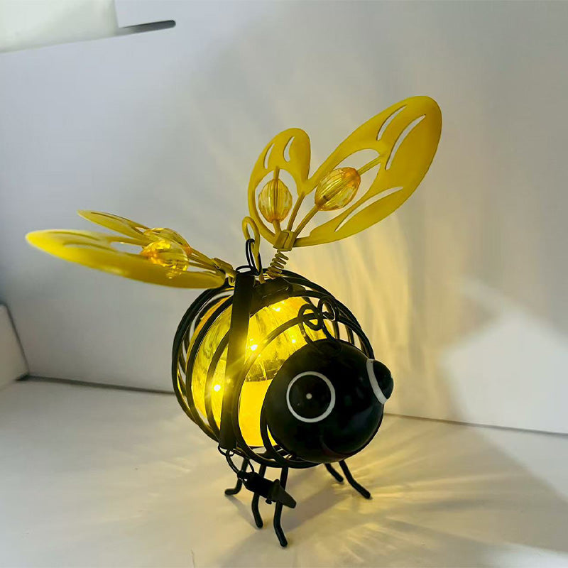 ☀️🐝 Solar Hanging Bee Garden Light