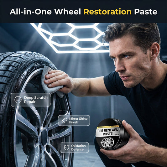 🚗💎 All-in-One Wheel Care & Restoration Paste – Bring Back a Like-New Finish in Minutes