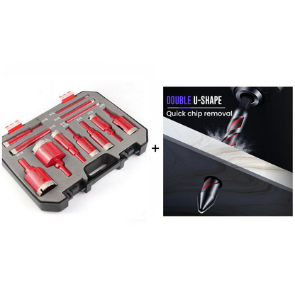 💎🛠️ Professional Dry Drilling Hole Saw Kit (6-35mm)