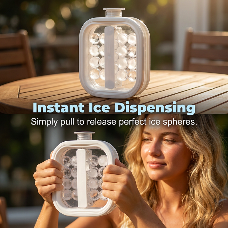 🧊Portable Silicone Ice Ball Maker Kettle 🍹