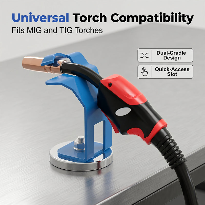 ⚙️🛠️ Heavy-Duty Magnetic Torch Holder – Built for Serious Welders