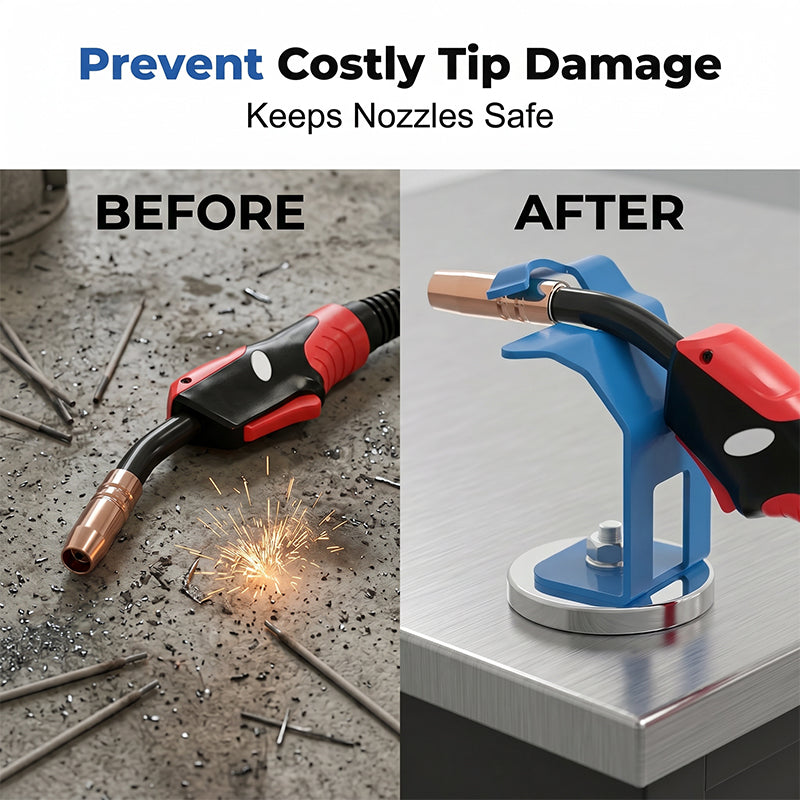 ⚙️🛠️ Heavy-Duty Magnetic Torch Holder – Built for Serious Welders