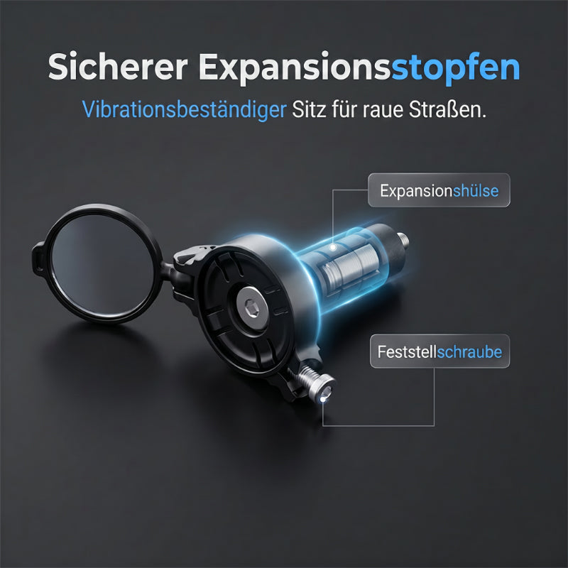 🚴👀 360° All-View Rotating Bicycle Rearview Mirror