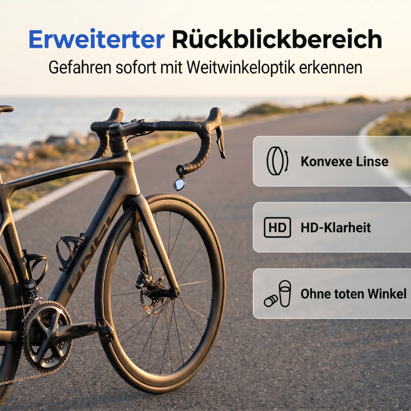🚴👀 360° All-View Rotating Bicycle Rearview Mirror