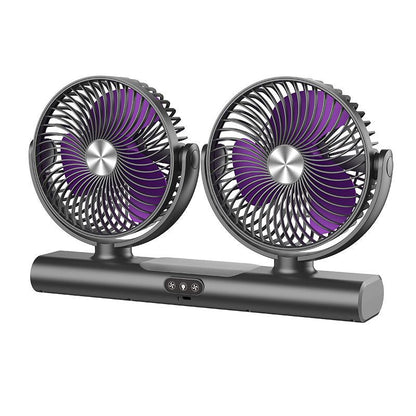🌬️❄️ 360° Dual Head Oscillating Ceiling Fan