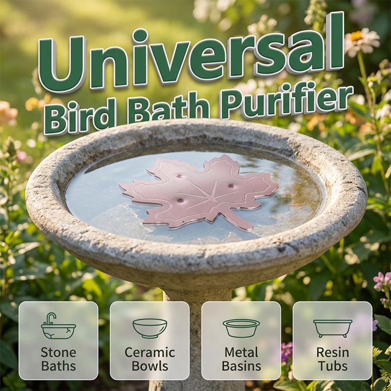 🐦✨Universal Fit Bird Bath Purifier – Keep Water Cleaner Naturally
