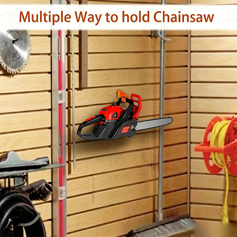 🪚🧱Heavy-Duty Wall Mount Chainsaw Hanger