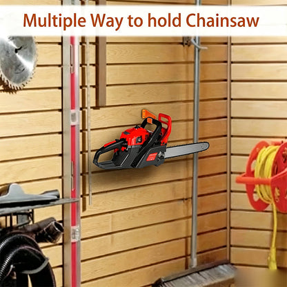 🪚🧱Heavy-Duty Wall Mount Chainsaw Hanger
