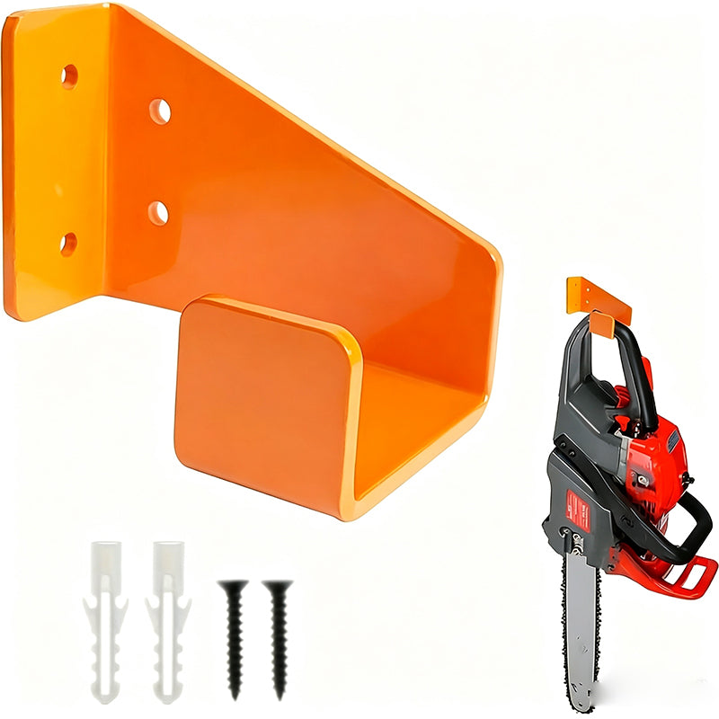 🪚🧱Heavy-Duty Wall Mount Chainsaw Hanger