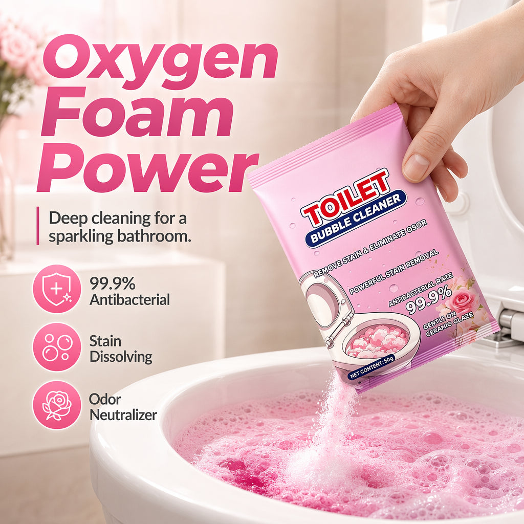 Deep-Clean Toilet Bowl Powder – Effortless Stain & Buildup Cleaning for a Fresher Bathroom