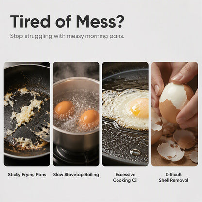 🍳 2-Egg Microwave Poacher – Quick Breakfast Maker for Busy Mornings