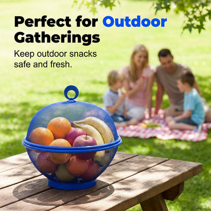 🍎 LIMITED‑TIME 50% OFF! 🧺🍇 FreshKeep Covered Produce Basket – Breathable, Drainable & Insect-Resistant Kitchen Storage