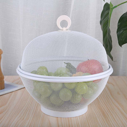 🍎 LIMITED‑TIME 50% OFF! 🧺🍇 FreshKeep Covered Produce Basket – Breathable, Drainable & Insect-Resistant Kitchen Storage