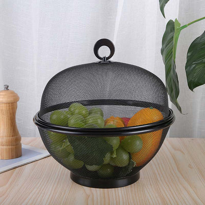 🍎 LIMITED‑TIME 50% OFF! 🧺🍇 FreshKeep Covered Produce Basket – Breathable, Drainable & Insect-Resistant Kitchen Storage